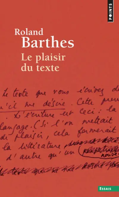 Le Plaisir du texte ((Réédition))