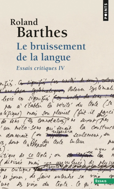 Le Bruissement de la langue  ((Réédition))