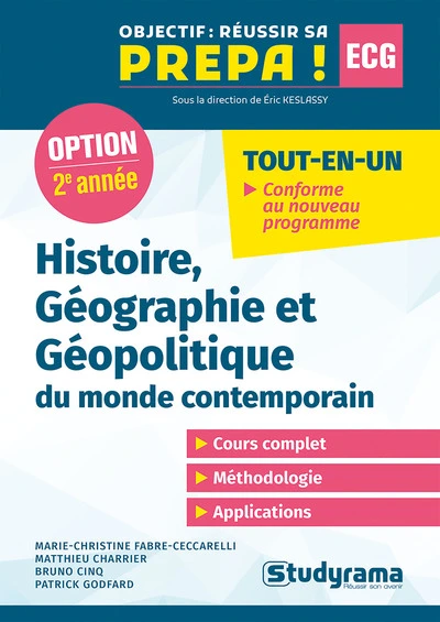 Histoire, géographie et géopolitique du monde contemporain, 2e année