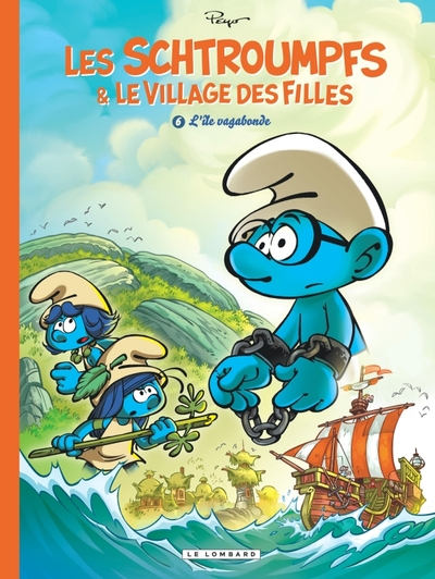 Les Schtroumpfs et le village des filles, tome 6 : L'île vagabonde