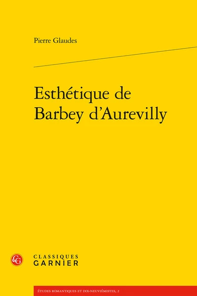 Esthétique de Barbey d'Aurevilly