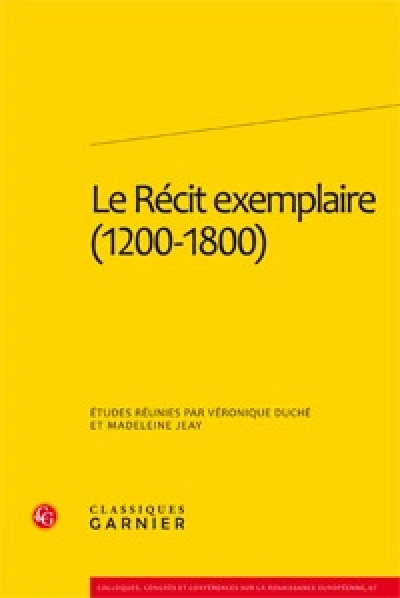 Le Récit exemplaire