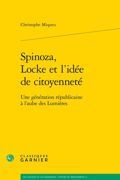 Spinoza, locke et l'idée de citoyenneté