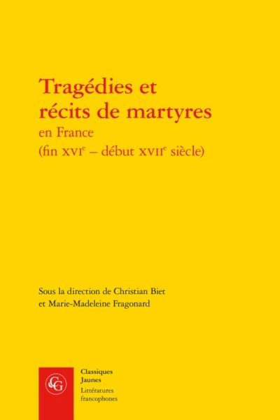 Tragédies et récits de martyres