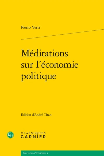 Méditations sur l'économie politique