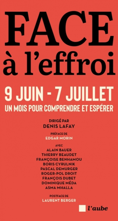 Face à l'effroi 9 juin - 7 juillet - Un mois pour comprendre