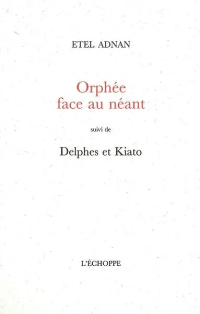 Orphee Face au Neant