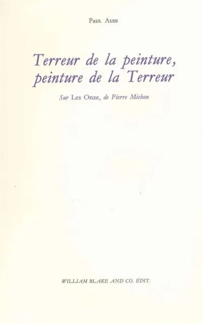 Terreur de la peinture, peinture de la Terreur