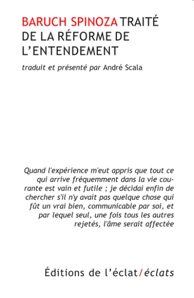 Traité de la réforme de l'entendement