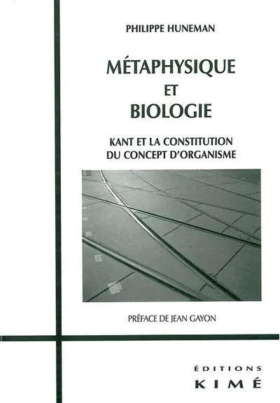 Metaphysique et Biologie