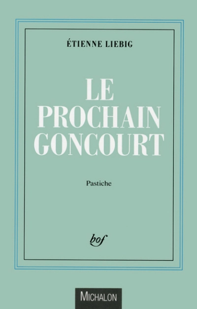 Le prochain Goncourt