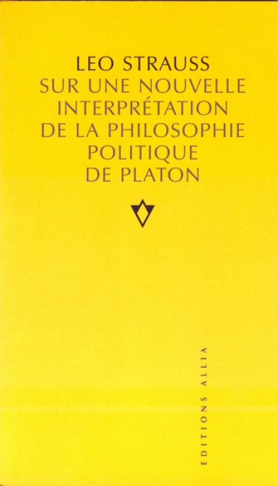 Sur une nouvelle interprétation de la philosophie politique de Platon