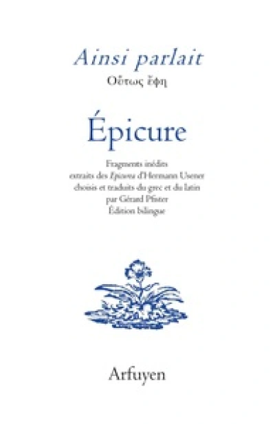 Ainsi parlait Epicure