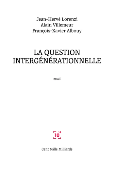 La question intergénérationnelle