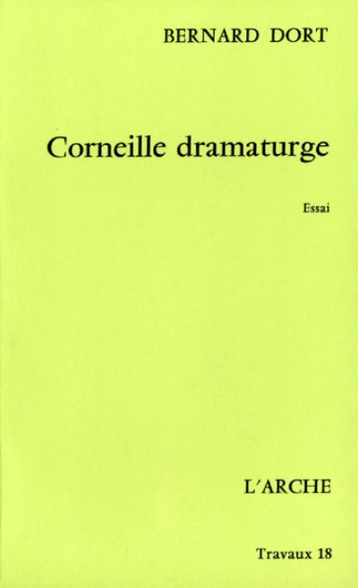 Corneille dramaturge