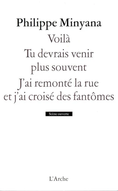 Voilà ; Tu devrais venir plus souvent ; J'ai remonté la rue et j'ai croisé des fantômes