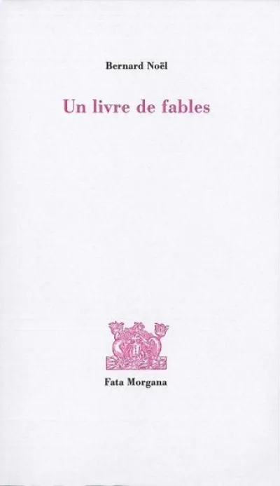 Un livre de fables