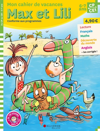 CAHIER DE VACANCES MAX ET LILI / CP CE1