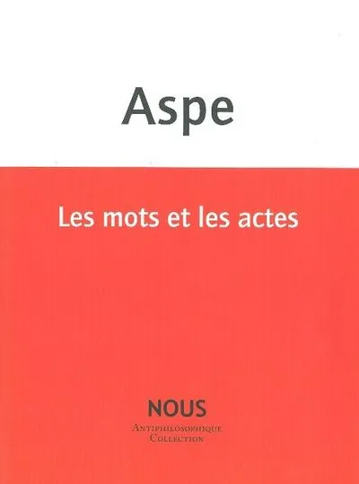 Les Mots et les actes