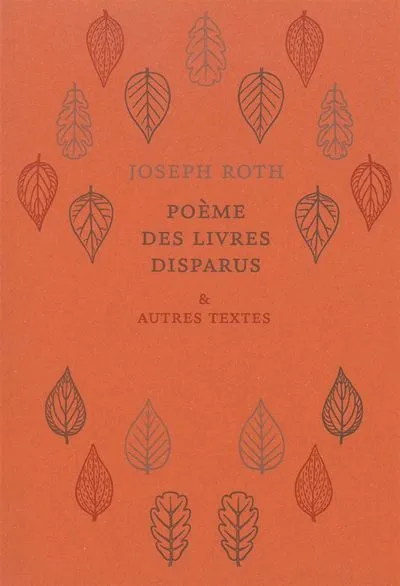 Poème des livres disparus