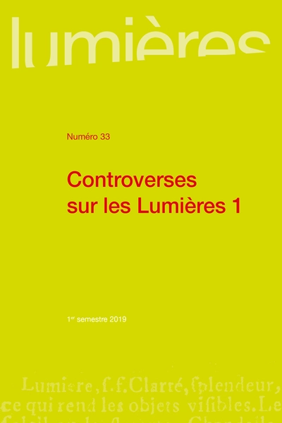 Controverses sur les Lumières