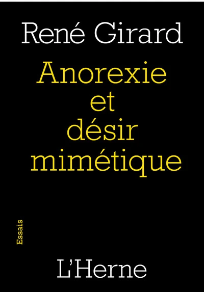 Anorexie et désir mimétique