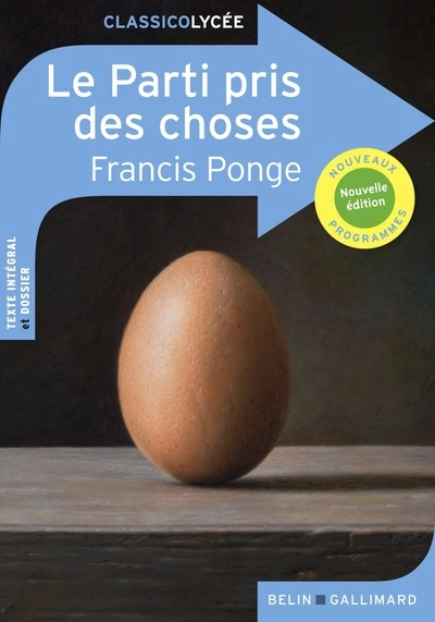 Le parti pris des choses - Douze petits écrits - Proêmes