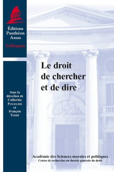 LE DROIT DE CHERCHER ET DE DIRE