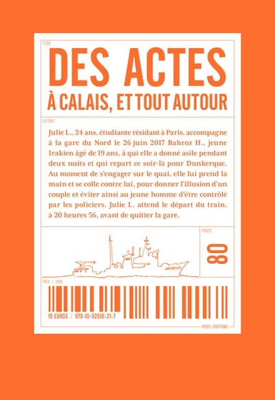 Des actes à Calais et tout autour