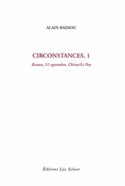 Circonstances,