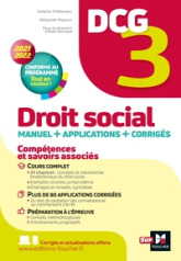 DCG 3 - Droit social - Manuel et applications - Millésime 2021-2022