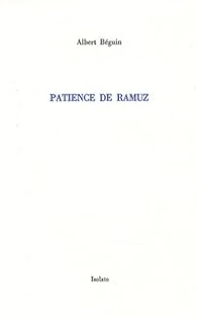 Patience de Ramuz