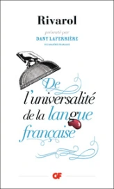 De l'universalité de la langue française