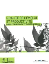 Qualite de l'Emploi et Productivite