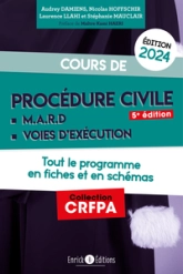 Cours de procédure civile et modes alternatifs de règlement des différends 2024