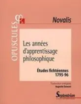 Les années d''apprentissage philosophique