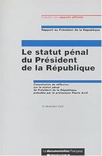 Le statut pénal du Président de la République