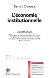 L'économie institutionnelle 3e édition