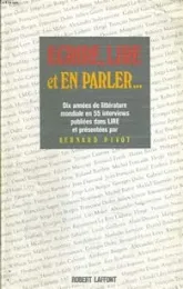 Ecrire, lire et en parler--