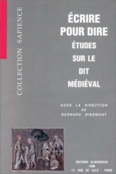 Écrire pour dire