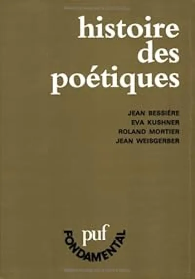 Histoire des poétiques