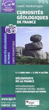 Carte touristique : curiosités géologique de france