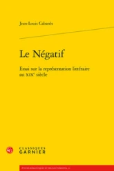 Le négatif : Essai sur la représentation littéraires au XIXe siècle