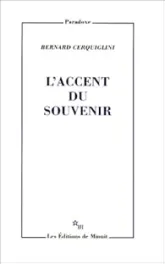 L'accent du souvenir