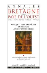 Musique et musiciens d'Église en Bretagne aux XVIIe et XVIIIe siècles