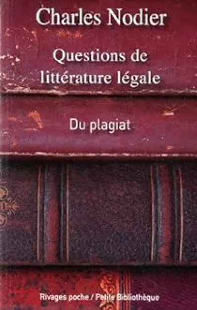 Questions de littérature légale