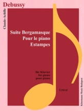 Partition - Debussy - Suite Bergamasque, pour le piano, Estampes