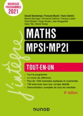 Maths MPSI-MP2I - 6e éd.- Tout-en-un