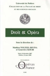 DROIT ET OPÉRA