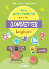 Mon cahier d'activités avec des gommettes Logique 5-6 ans